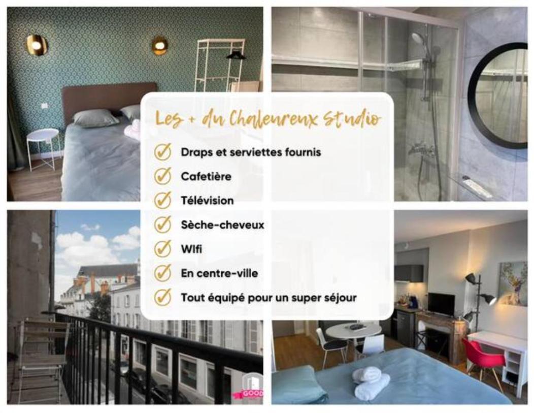 Chaleureux Studio * Neuf * Hypercentre * Wifi * Apartment Orleans Exterior photo