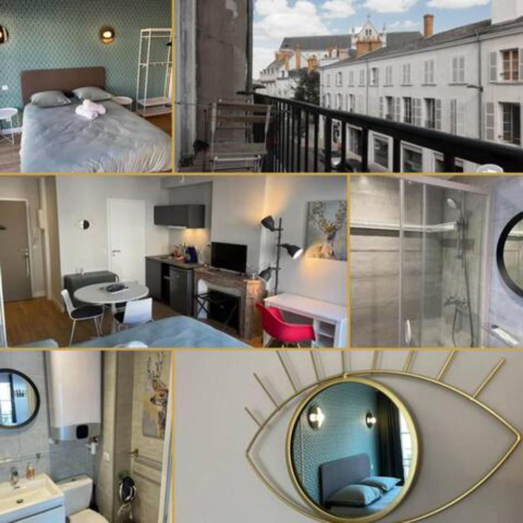 Chaleureux Studio * Neuf * Hypercentre * Wifi * Apartment Orleans Exterior photo